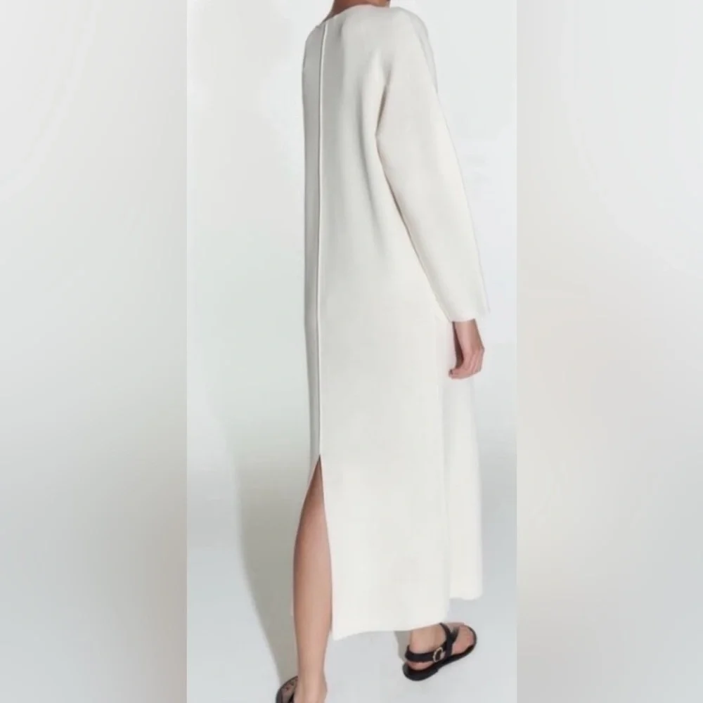 ✨ Brand New Zara Knit Midi Dress – Size Small ✨ - Picture 6 of 16